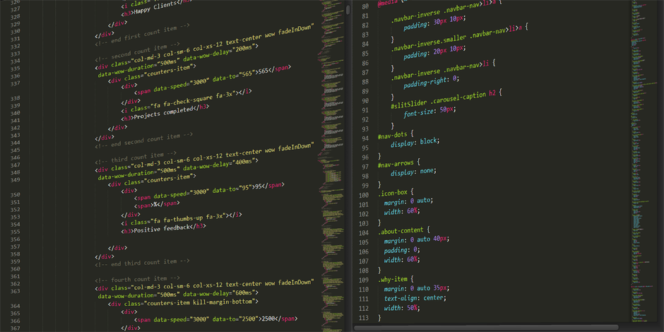 Check data visualization options: native SVG charts, Chart.js, and D3 support
